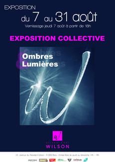 Du 7 Août au 31 Août 2025, la Galerie d’Art Wilson, Blois, présente une exposition collective « Ombres et lumières ». 