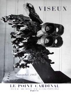 Affiche de l'exposition Claude Viseux, Galerie Point Cardinal, Novembre 1965
