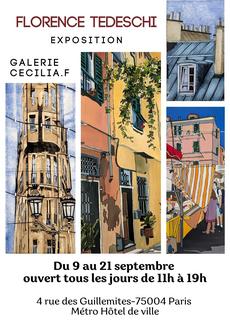 Exposition personnelle de gravures, peintures 