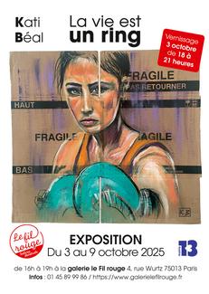 " Agile " Acrylique sur carton recyclé / KB 2024