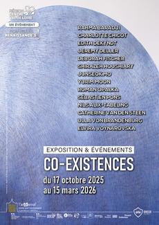 Exposition Co-existences au Centre d'art contemporain l'arTsenal de Dreux du 17 octobre 2025 au 15 mars 2026