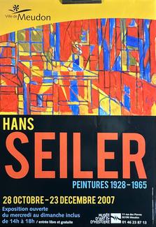 hans Seiler exposition Peintures à Meudon