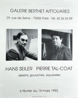 dessin, gouaches, aquarelles, exposition de Hans Seiler et Pierre Tal-Coat