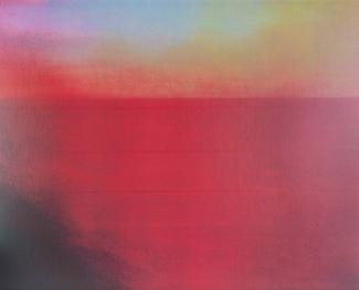 Photographie en couleur d'un horizon marin