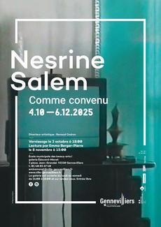 Nesrine Salem - Comme Convenu (affiche)