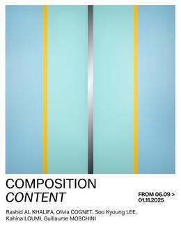 Affiche de l'exposition Composition Content