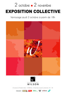 Exposition du 4 au 28 Septembre 2025, Galerie d’Art Wilson, Blois. 