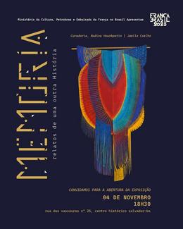 Affiche avec un oeuvre d'art et c'est écrit Memoria