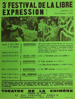 Affiche 3e festival de la Libre expression