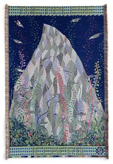 Koen Taselaar, The Tipless Iceberg, 2021, Jacquard wowen, 260x170 cm