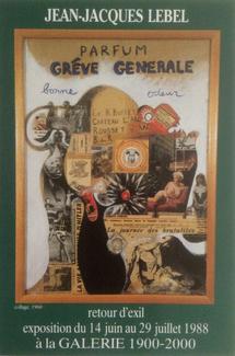 Jean-Jacques Lebel, visuel pour l'exposition galerie 1900-2000