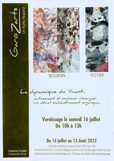 daniel Boursin affiche expo Garozarts — 2022
