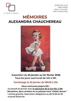 Affiche de l'exposition Mémoires