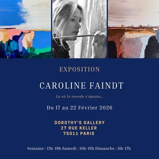 Exposition Caroline faindt Paris 11 ème