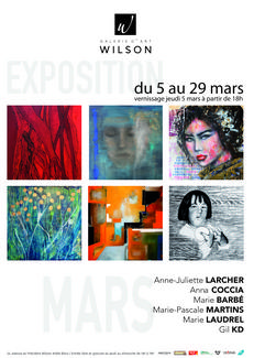 Exposition de Mars 2026 à la Galerie Wilson Blois
