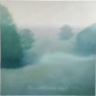 Pedro Oliveira, You still love me , huile sur toile 150x150cm