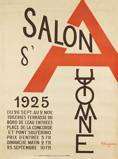 Affiche du Salon d'Automne de 1925