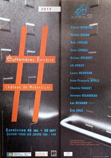 flyer expo éphémère entracte, 2014