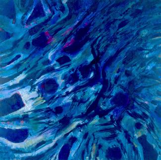 Alfred Manessier, L’Eau Vive , 1979, huile sur toile, 199,8 x 200,2 cm. © Collection du Lieu d’Art et Action Contemporain, Ville de Dunkerque. ADAGP, Paris, 2026.