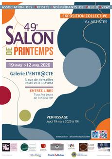 49ème salon de printemps de l’AIVA : 64 artistes à découvrir 