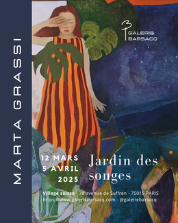 Jardin des songes exposition de Marta GRASSI à la Galerie Barsacq à partir du 12 mars 2026