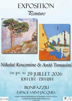 Exposition Kouzmine Tomasini 2026 Bonifacio
