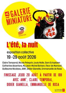 Affiche de l'exposition d'août 2026