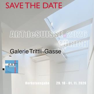 ARTdeSUISSE Zurich, édition d'automne 2026