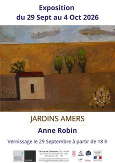 Exposition Anne Robin artiste peintre - Au Génie de la Bastille à Paris