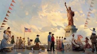 Une statue pour la liberté. Le rêve de Bartholdi, de Paris à New York