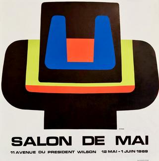 25e salon de Mai, affiche par Jean Dewasne