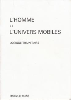 L'homme et l'Univers sont mobiles par Marino di Teana