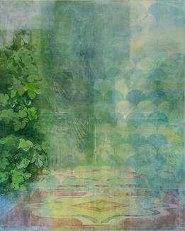 Yann Lacroix, Accommodation lumineuse, 2026, huile sur toile, 180 x 145 cm
