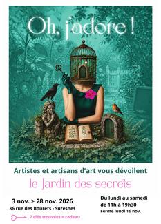 affiche de l'exposition le Jardin des secrets