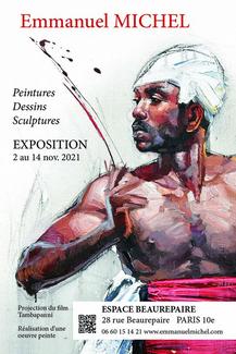 affiche exposition Emmanuel Michel Paris 2021