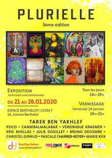 exposition collective plurielle 3eme edition vernissage peinture artiste emergents lyon