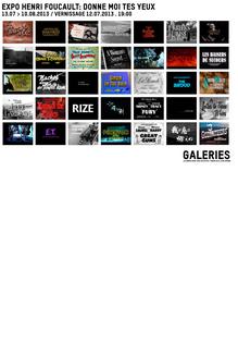 Donne moi tes yeux, exposition Henri Foucault, Galeries Ã  Bruxelles, 2013