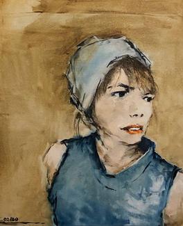 Gabriel Schmitz - Looking for Barbara Loden - Huile sur toile