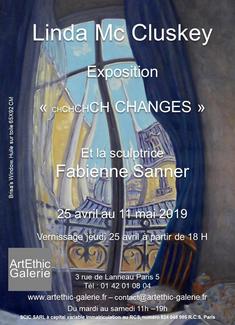 Exposition de Linda Mc Cluskey et Fabienne Sanner du 25 avril au 11 mai 2019
