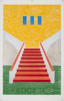Woodcut, 253 x 162 cm; Courtesy of the artist; Photo: Florian Kleinefenn; Â© Thomas SchÃ¼tte | Bildrecht, Wien, 2019