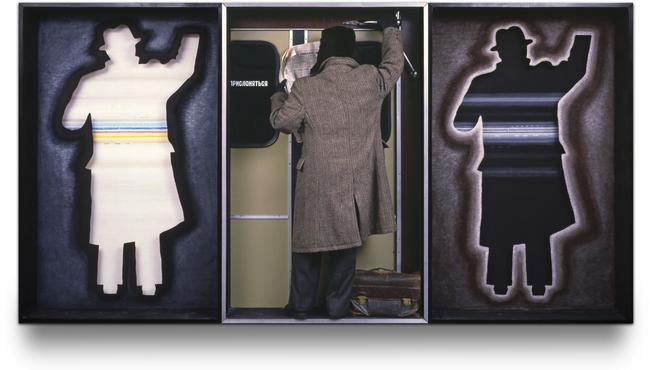 triptych n°14. self-portrait (in memory of a father), 1987