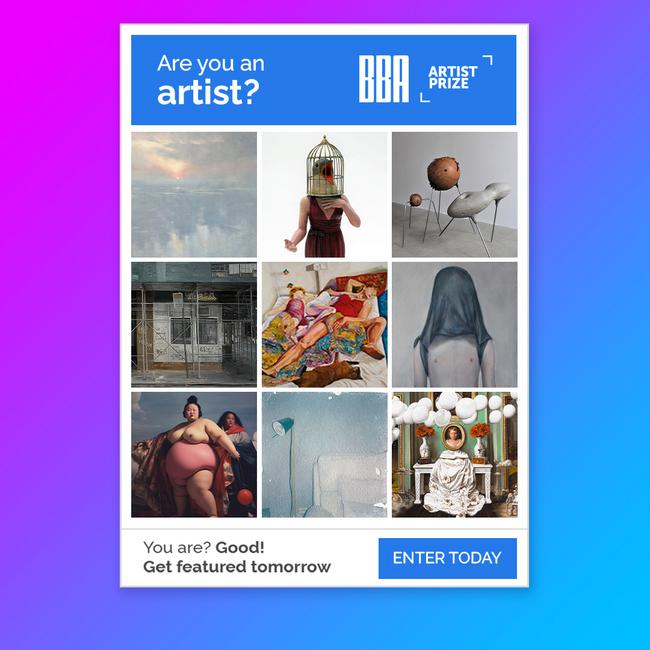 Recaptcha with artworks asking 'are you an artist?'