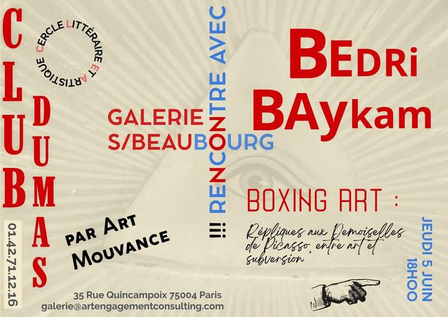 Invitation rencontre Bedri Baykam, par AEC 