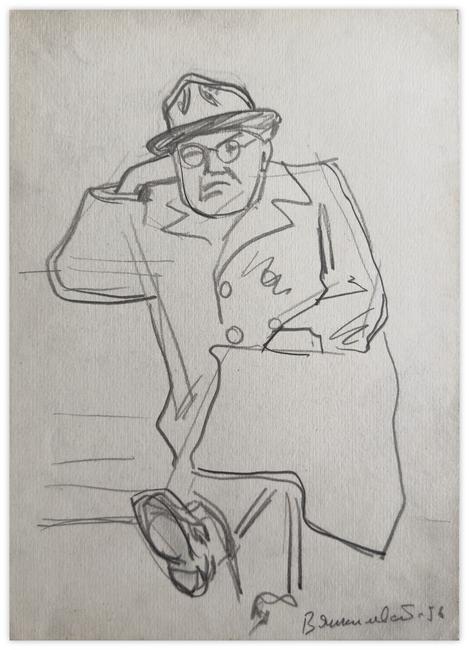 pensioner, 1956