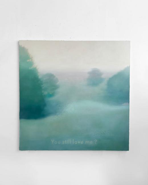 Pedro Oliveira, You still love me, huile sur toile 150x150cm
