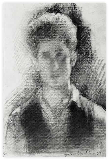 self-portrait, 1954