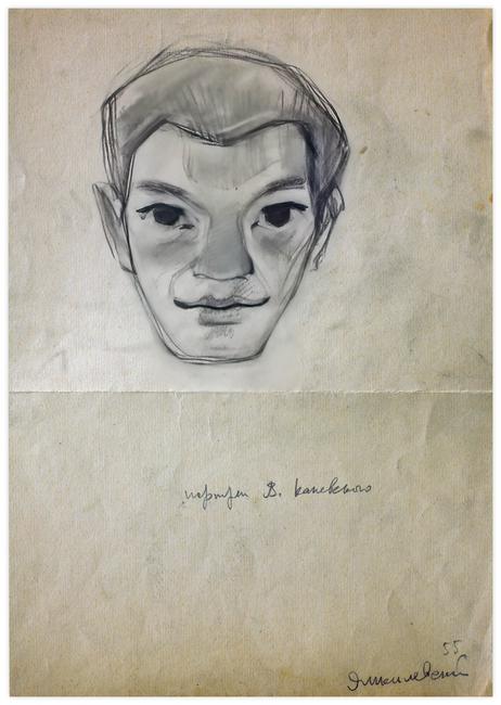 portrait of v.kanevsky, 1955