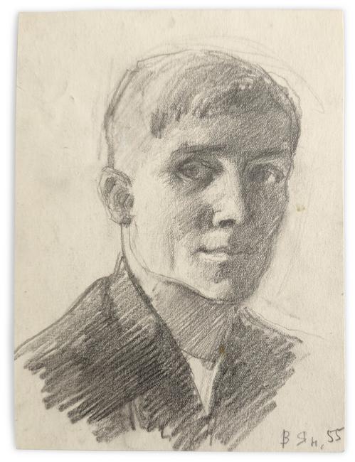 portrait of neighbour alik, 1955