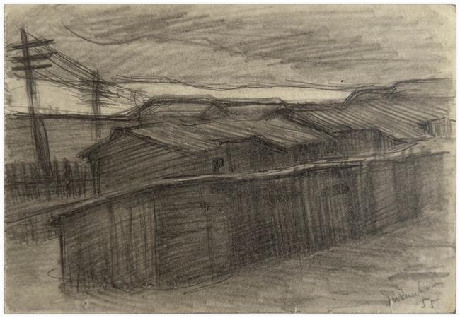 landscape. sheds, 1955
