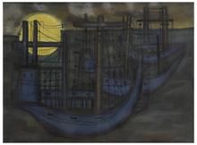 Barques bleues, 1957